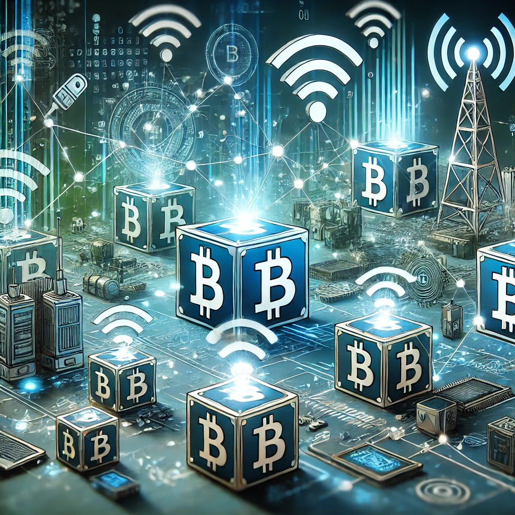 Illustration of Blockchain in Wireless Communication